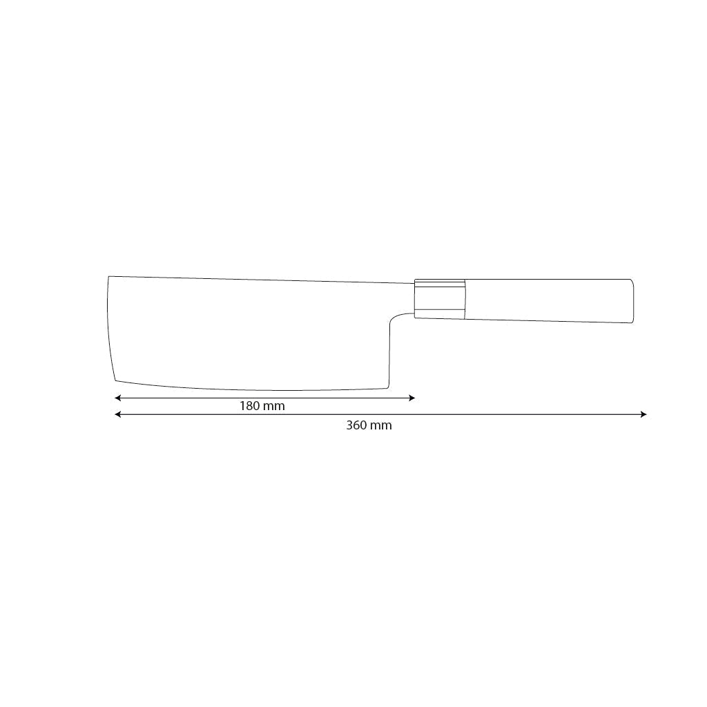 Japansk kokkekniv – 18 cm presisjonsblad