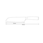 Japansk universalkniv med hamret overflate – 13 cm presisjonsblad
