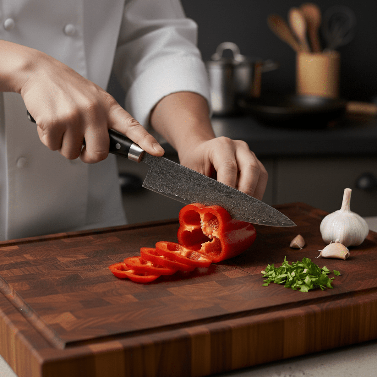 Japansk kokkekniv – 20 cm presisjonsblad