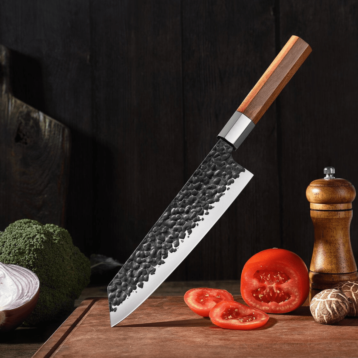 Kiritsuke-kniv i rustfritt stål – 34,5 cm presisjonsblad