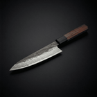 Kiritsuke-kniv – blad i rustfritt stål, håndtak i jerntre, 21,5 cm