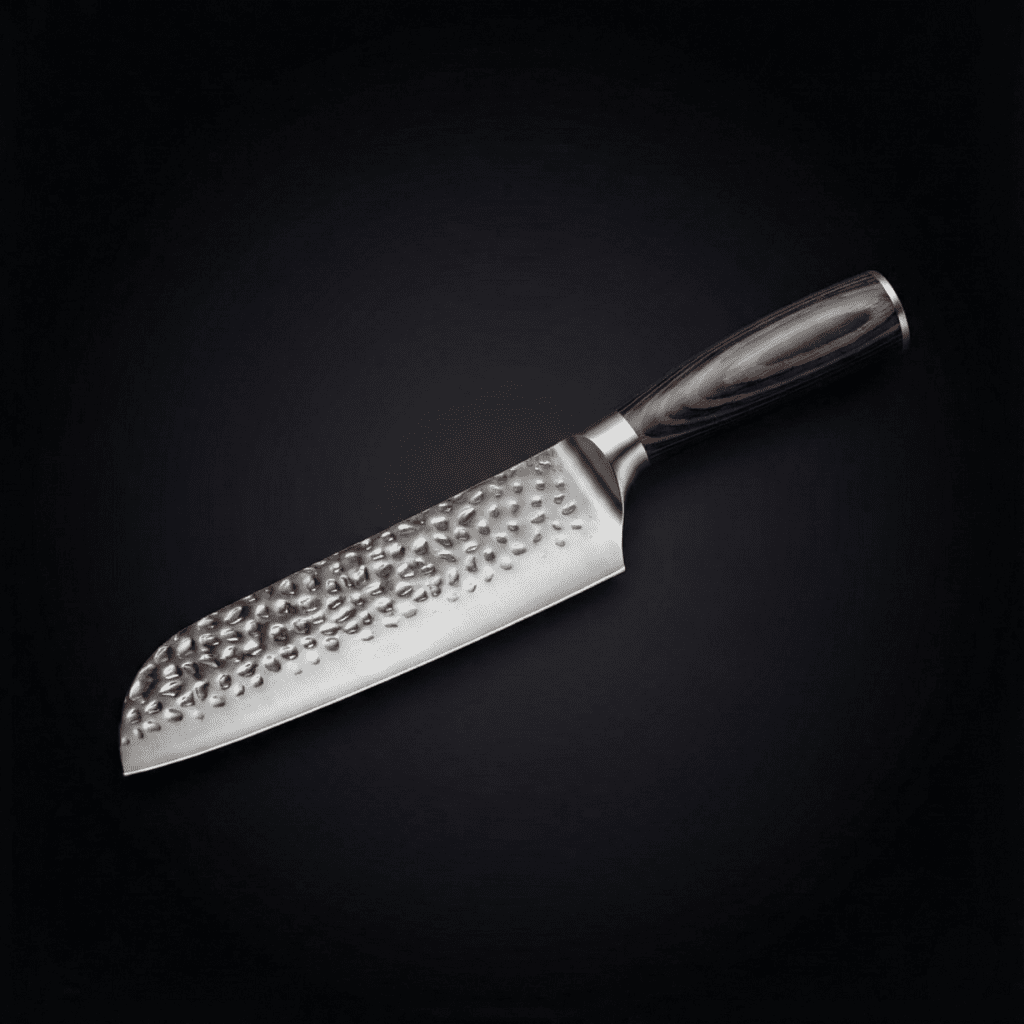 Japansk universalkniv med hamret overflate – 13 cm presisjonsblad