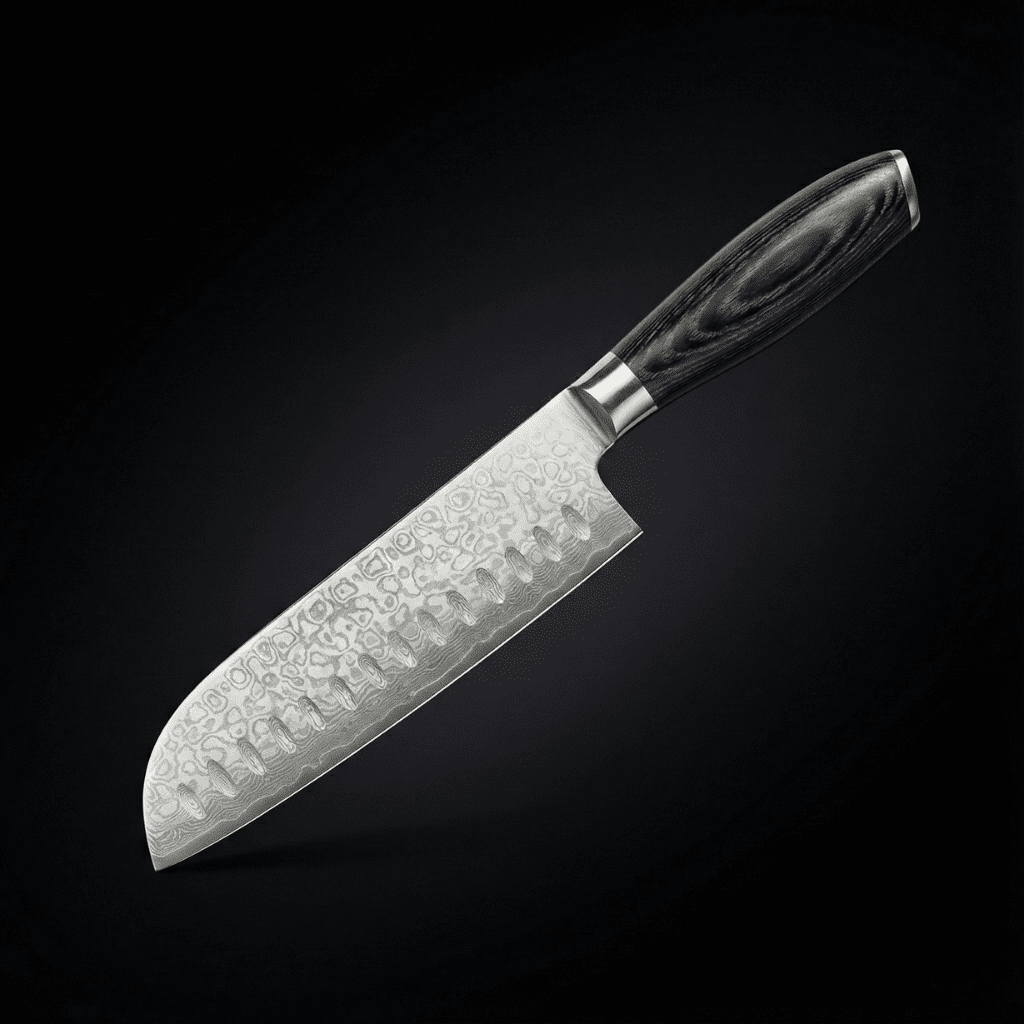 Japansk Santoku-kniv – 18 cm allsidig blad