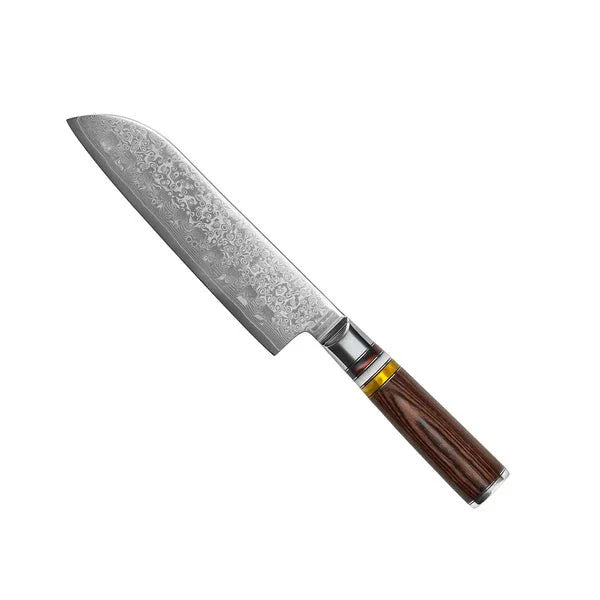 Profesjonelt japansk 7-delers Damascus Master-knivsett