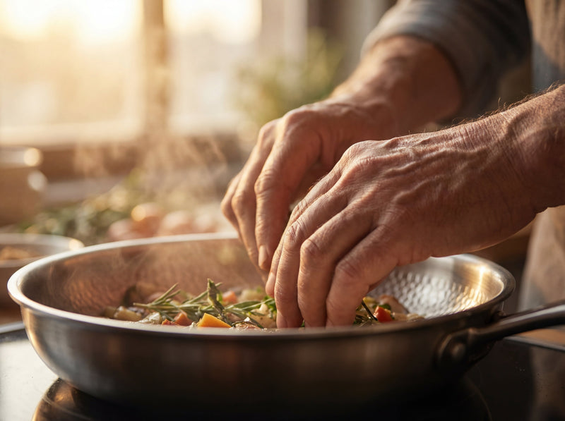 Beautiful titanium cookware
