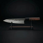 Kiritsuke-kniv – blad i rustfritt stål, håndtak i jerntre, 21,5 cm